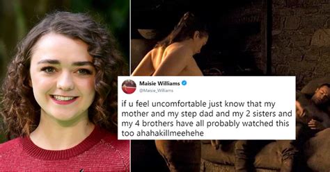 Maisie Williams Reacts to Arya’s ‘Game of Thrones’ Nude Sex。